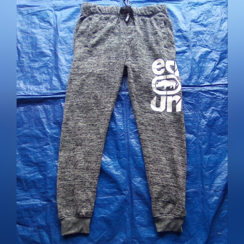 Ecko Gray Joggers with White Logo